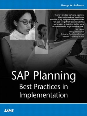 cover image of SAP Planning: Best Practices in Implementation